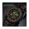 Reloj de madera para hombre reloj de madera con
