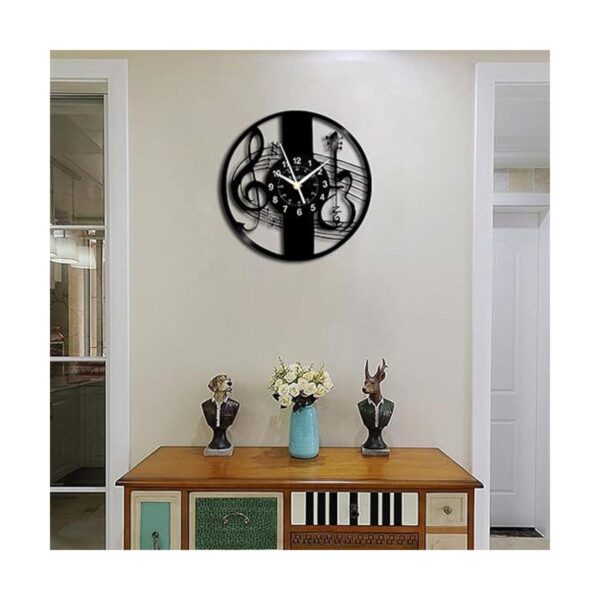 Reloj de pared de discos de vinilo de música Kinglive