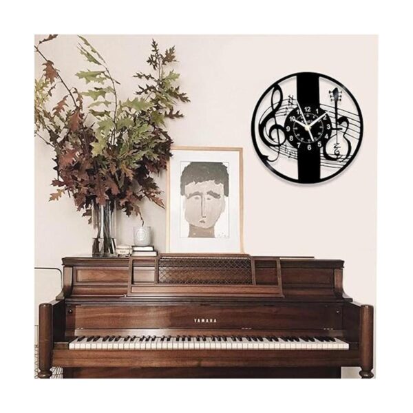 Reloj de pared de discos de vinilo de música Kinglive