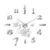 Reloj de pared grande 3D sin marco decoración moderna_1
