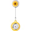 Reloj con clip para mujer diseño de solapa con flores_1