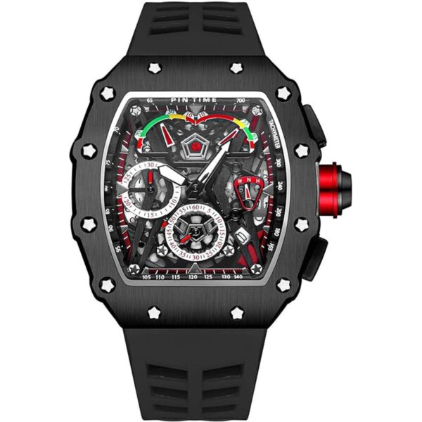 Reloj de correa de goma para hombre diseño deportivo_1
