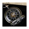 Reloj de bolsillo mecánico Steampunk con números romanos
