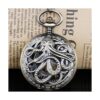Reloj de bolsillo mecánico Steampunk con números romanos