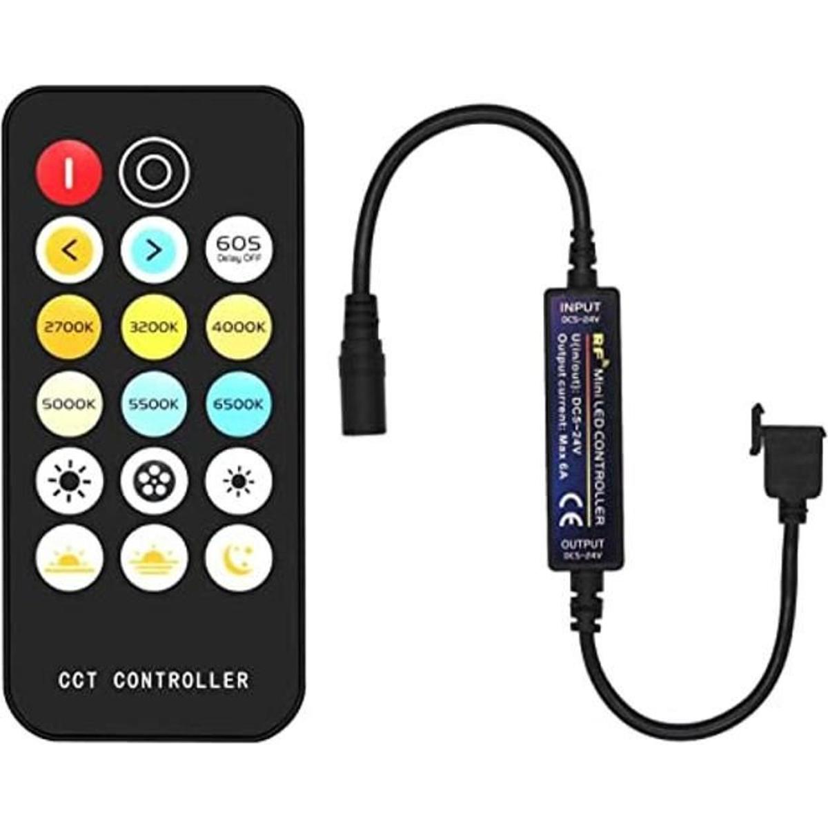Regulador remoto RF para PAUTIX CCT Tunable COB LED tira