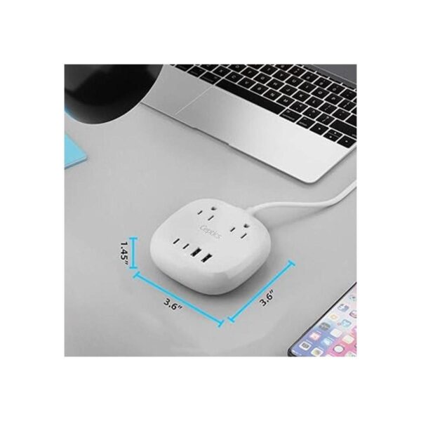 Regleta de alimentación USB de Ceptics Protección contra_3