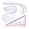 Regla de costura métrica 4 estilos regla curva francesa