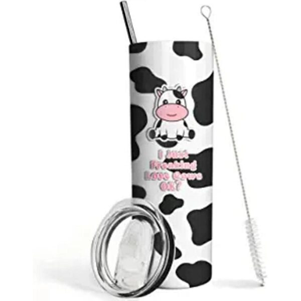 Regalos de vaca Vaso con estampado de vaca bonito vaso
