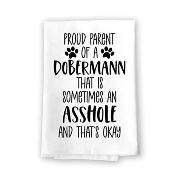 Regalos de rocío de miel orgulloso padre de un Dobermann_1