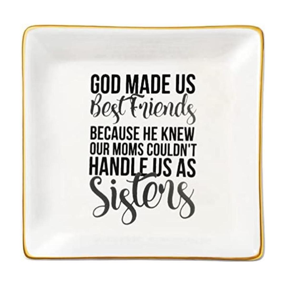 Regalos de cumpleaños para mejor amiga bandeja de joyería