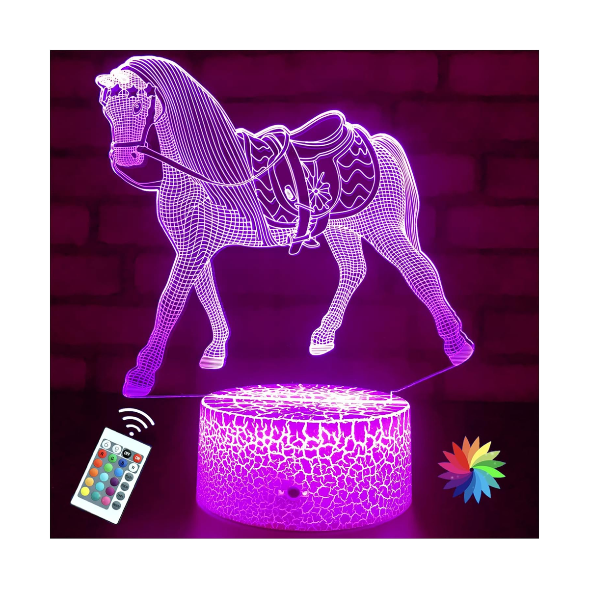 Regalos de caballos para niñas lámpara de caballo para