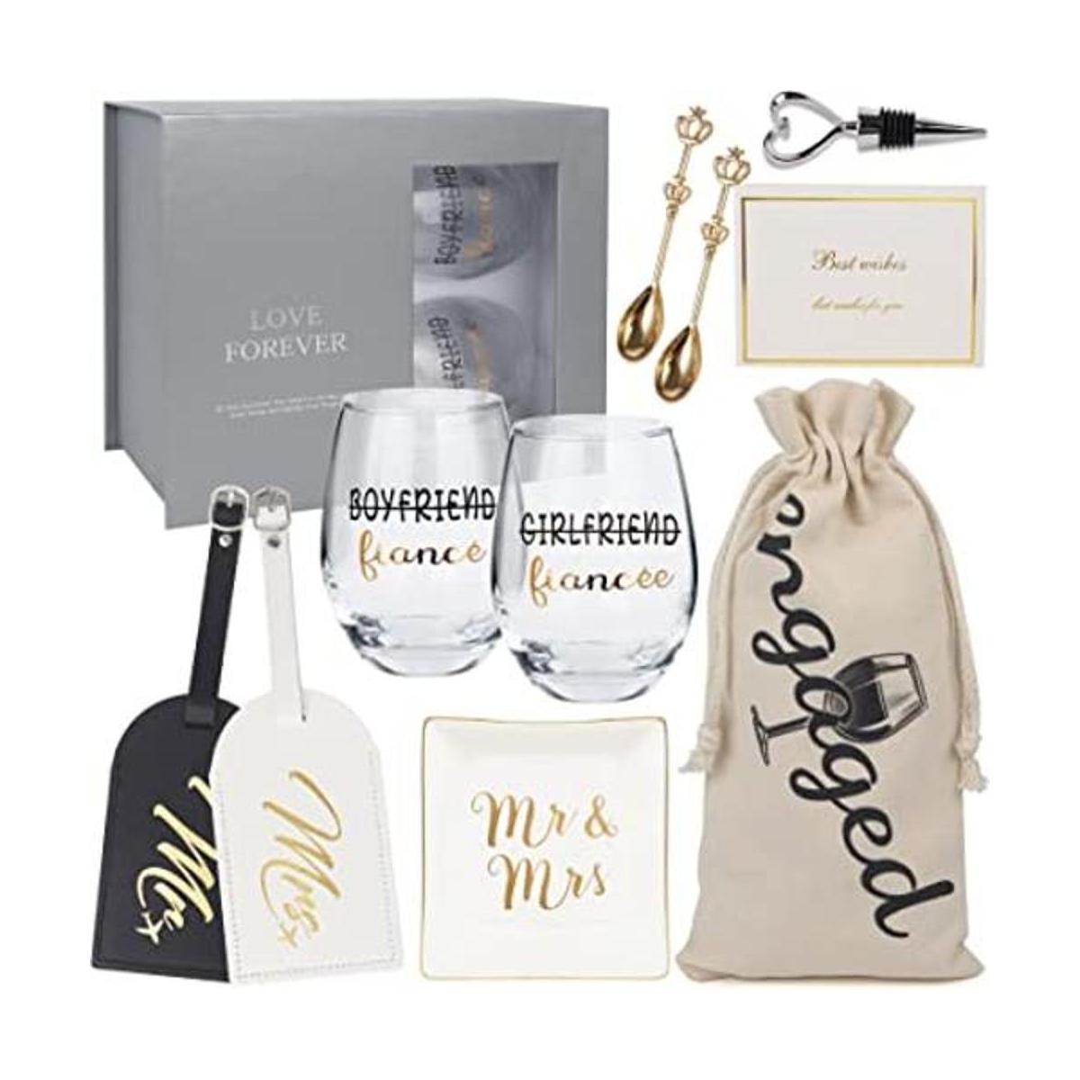 Regalos de compromiso para parejas caja de regalo única