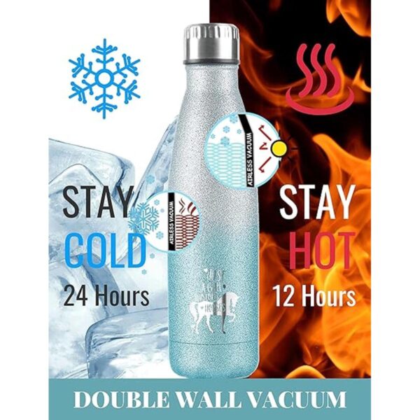 Regalos de caballos para niñas mujeres botella de agua