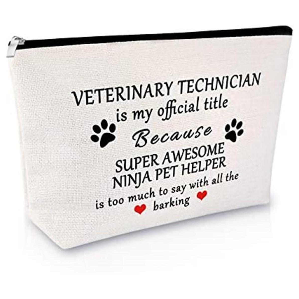 Regalo de técnico veterinario para mujer bolsa de