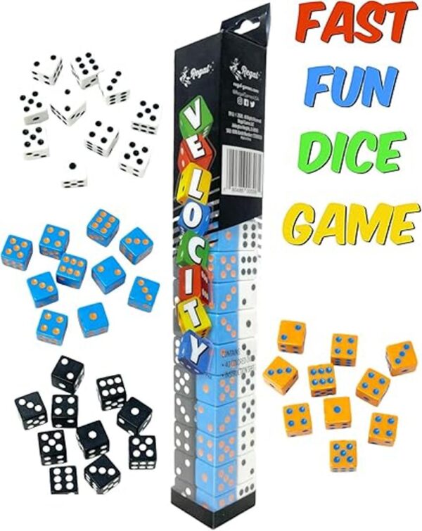 Regal Games Juego de dados Velocity Compatible con Tenzi_3