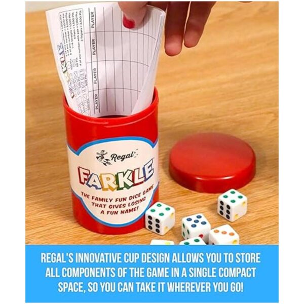 Regal Games Juego de dados Farkle Divertido juego de_6
