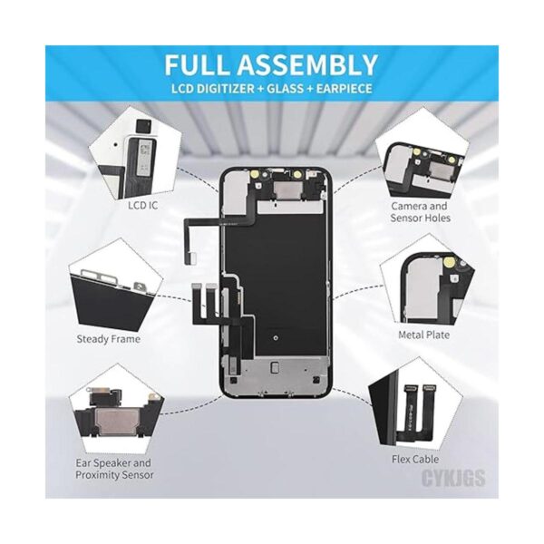 Reemplazo de pantalla para iPhone 11 de 6.1 pulgadas con_2