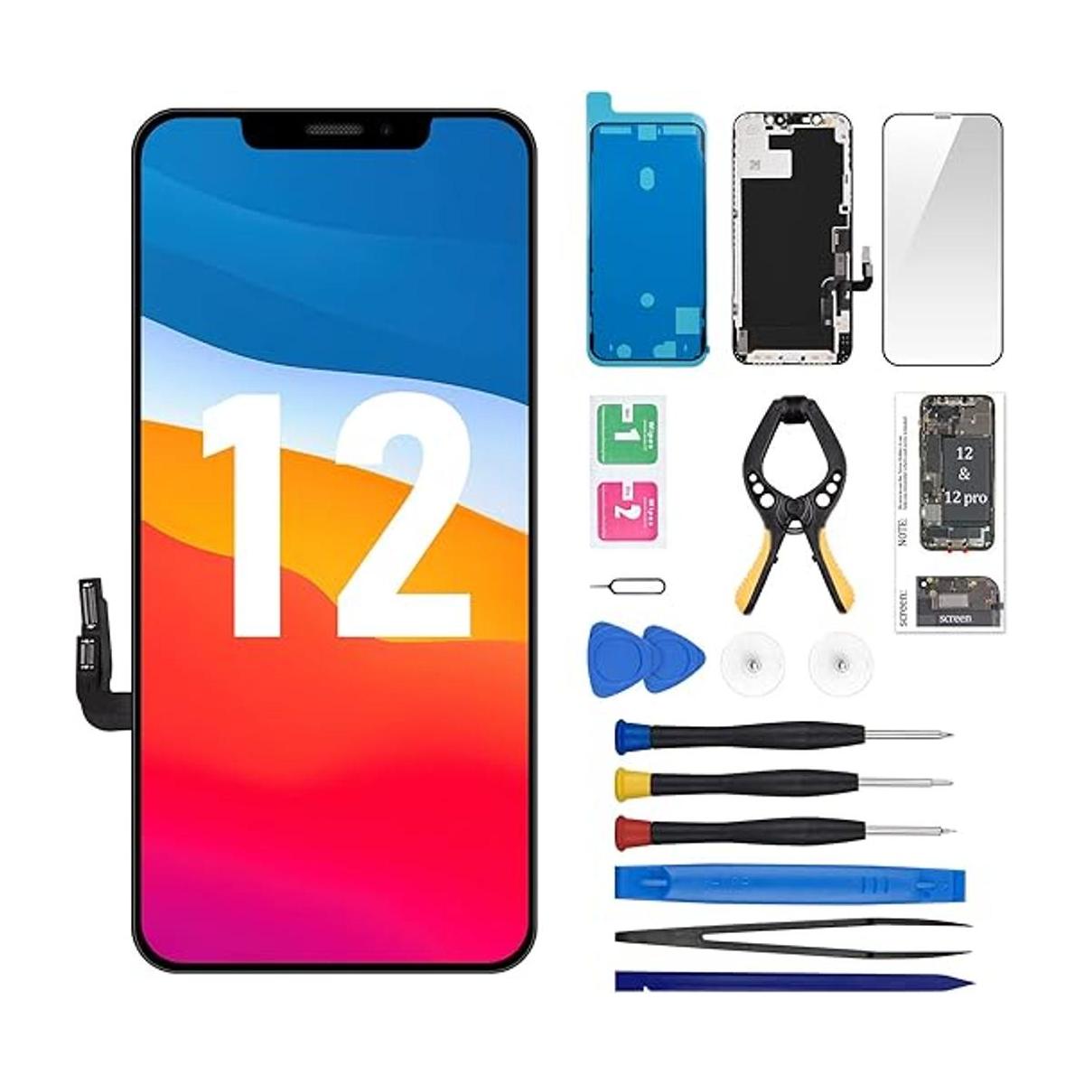 Reemplazo de pantalla para iPhone 12 de 6.1 pulgadas para