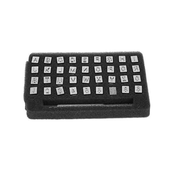 Redxiao Juego de sellos de cuero 36 piezas de 0.512 in