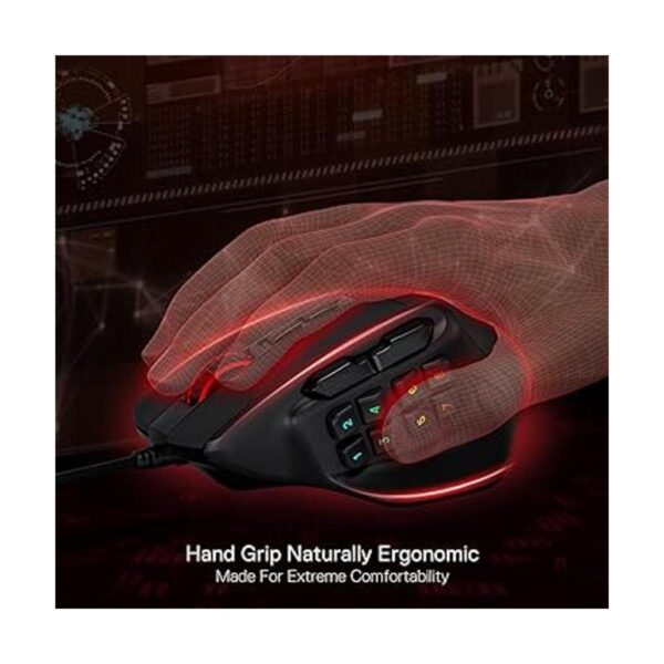 Redragon M811 Aatrox MMO Mouse para juegos 15 botones