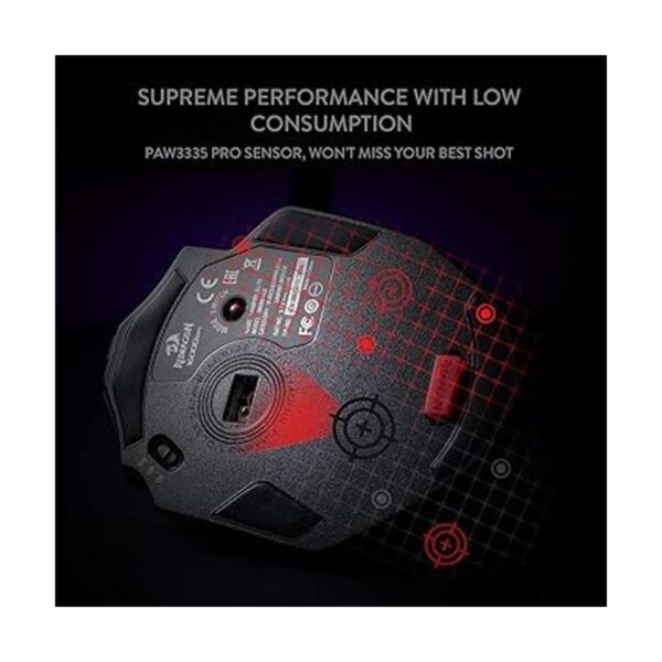 Redragon M686 Mouse inalámbrico para juegos 16000 DPI_5