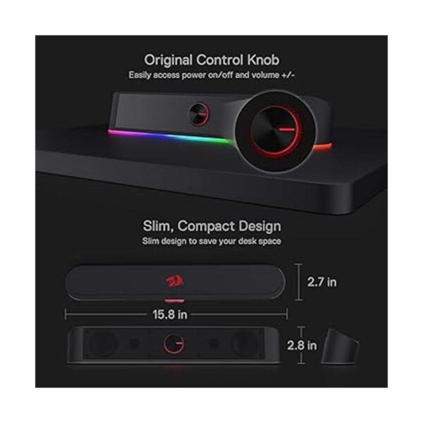 Redragon GS560 Adiemus RGB Barra de sonido de escritorio_2