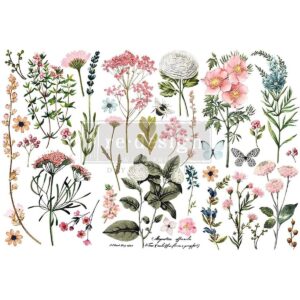 Redesign Decor Transfers Botanical Paradise 3 hojas 6 x_1