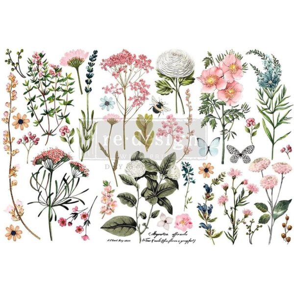 Redesign Decor Transfers Botanical Paradise 3 hojas 6 x_1