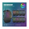 RedThunder Teclado inalámbrico para juegos con una sola_4