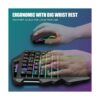 RedThunder Teclado inalámbrico para juegos con una sola_5
