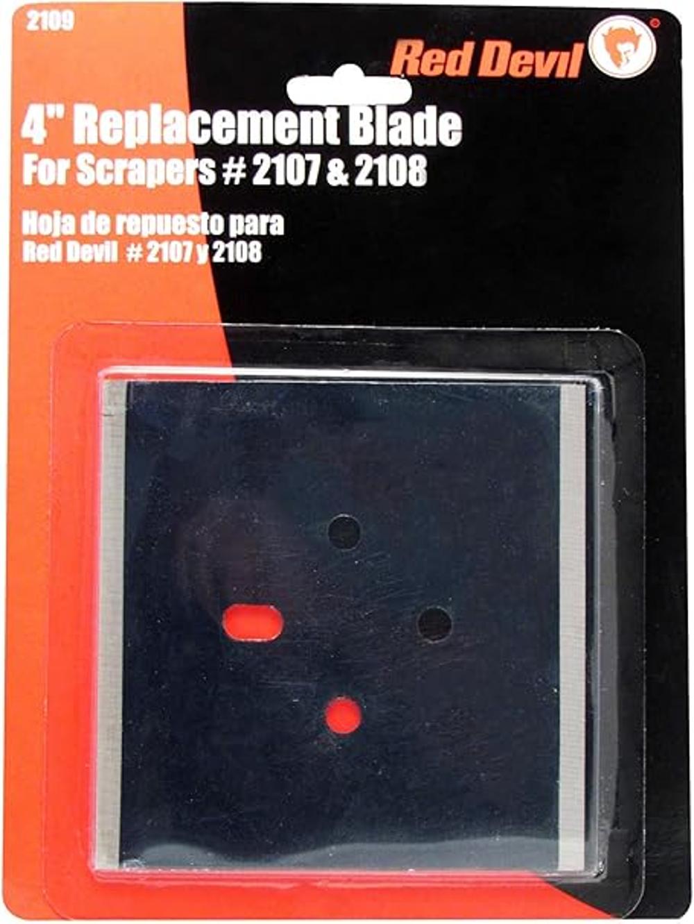 Red Devil 2109 2107 2108 Raspador hoja de repuesto