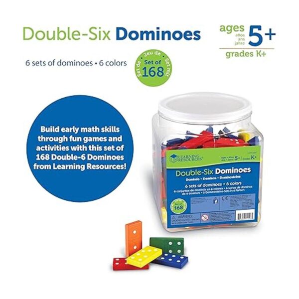 Recursos para el aprendizaje Doble seis Dominó en cubeta_6