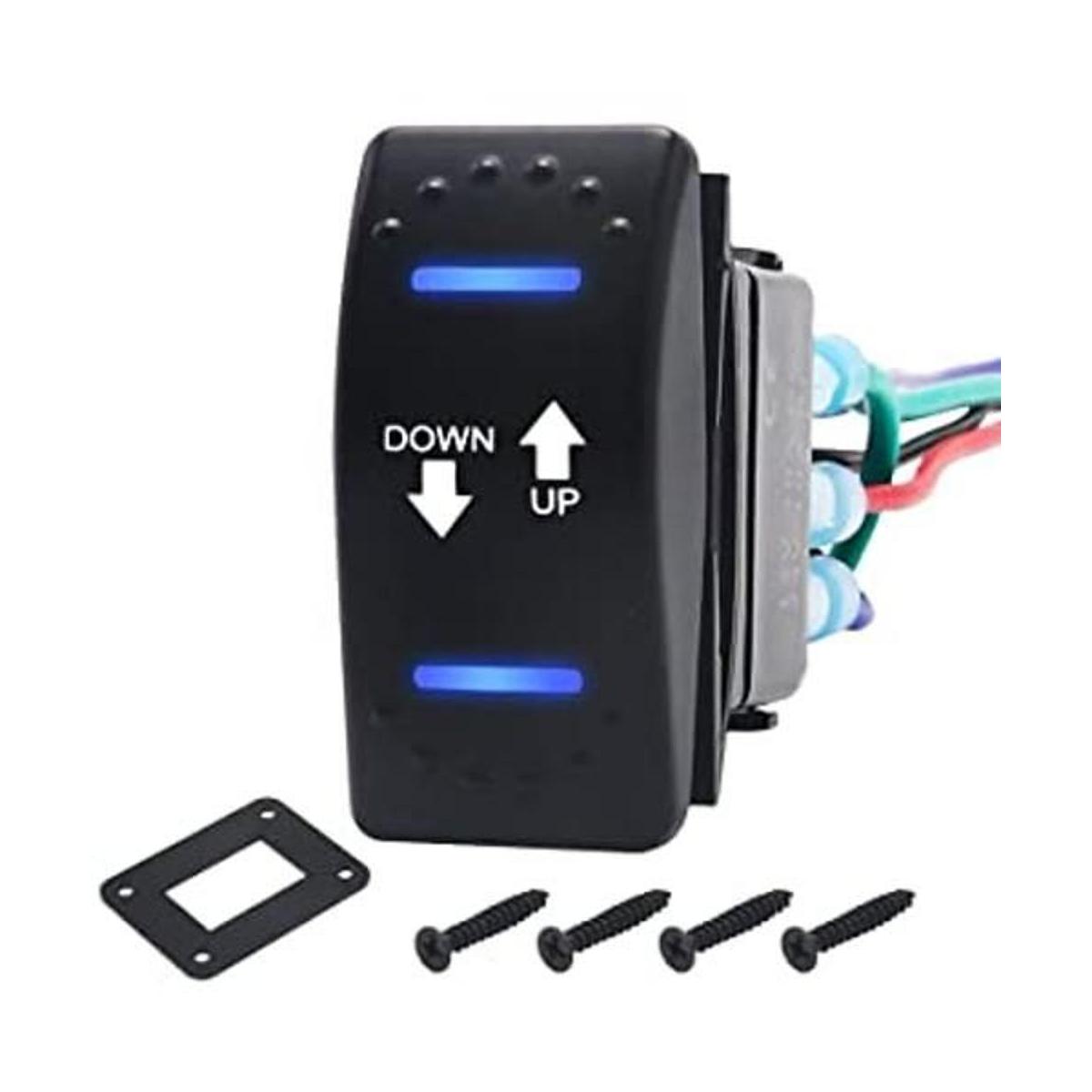 Recoil LAS2 DPDT 20A 12V CC Motor Polaridad Interruptor