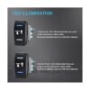 Recoil LAS2 DPDT 20A 12V CC Motor Polaridad Interruptor_2