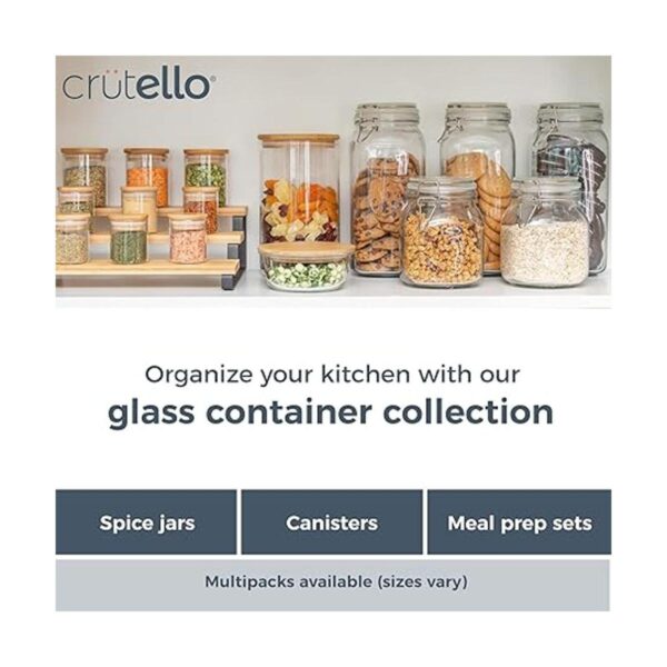 Recipientes de vidrio para preparación de comidas con