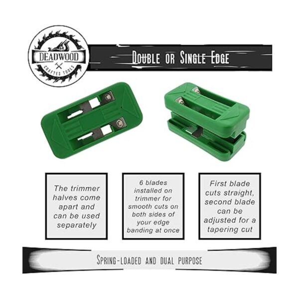 Recortadora de doble borde de madera DCT 12 a 1.0 in