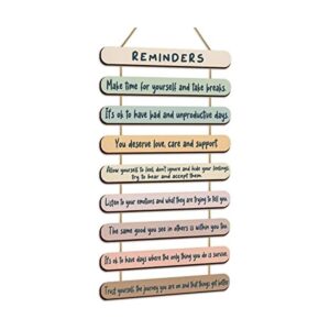 Recordatorios de salud mental decoración de pared de_1