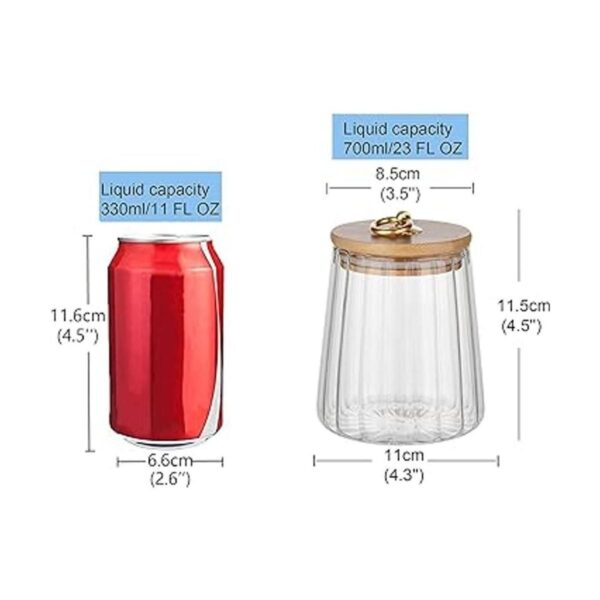 Recipiente de cristal para nueces de café hermético_3