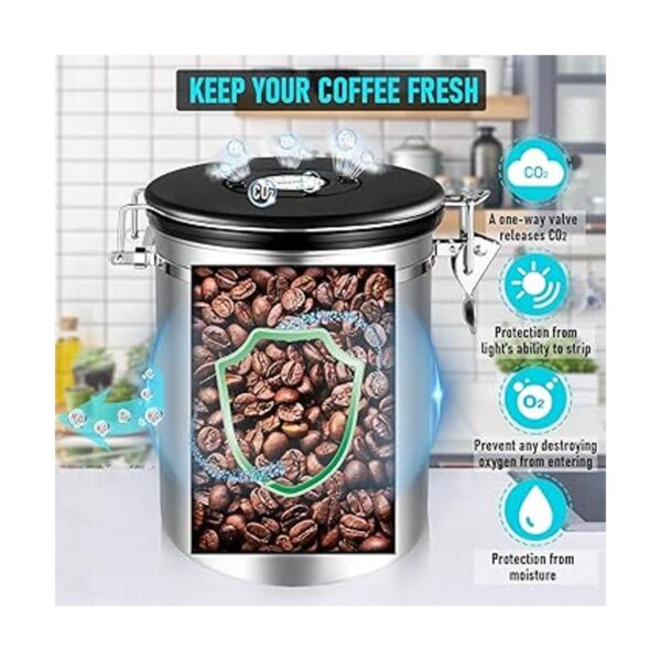 Recipiente de café hermético de 35 onzas contenedor de