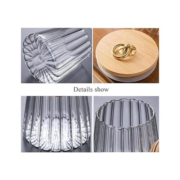 Recipiente de cristal para nueces de café hermético_4