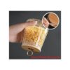 Recipiente de cristal para nueces de café hermético_2