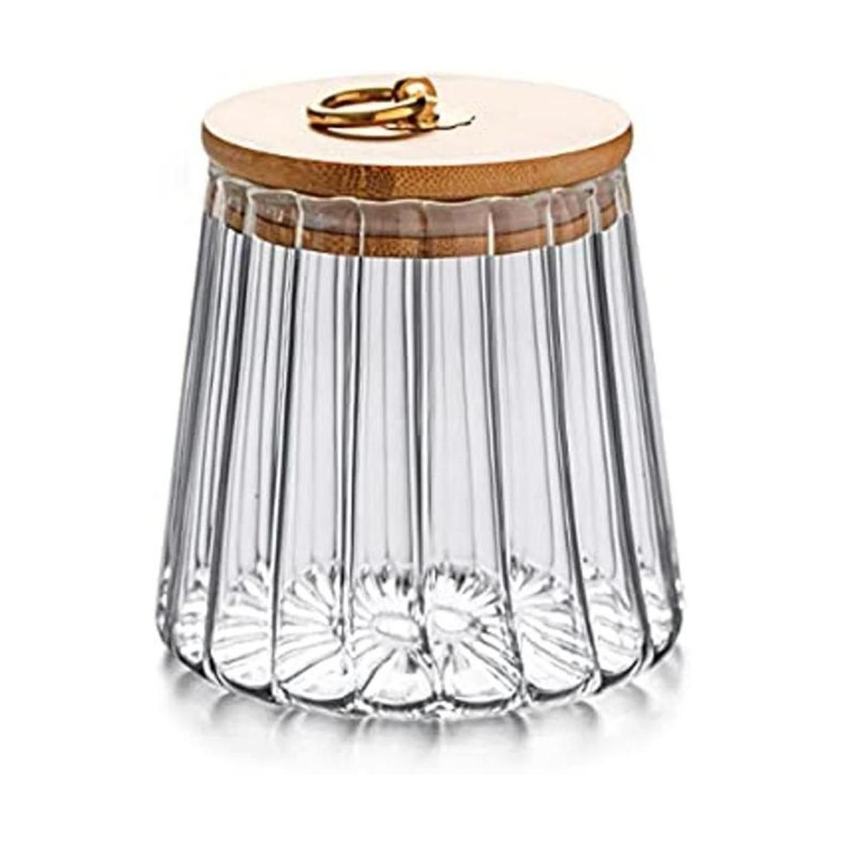 Recipiente de cristal para nueces de café hermético