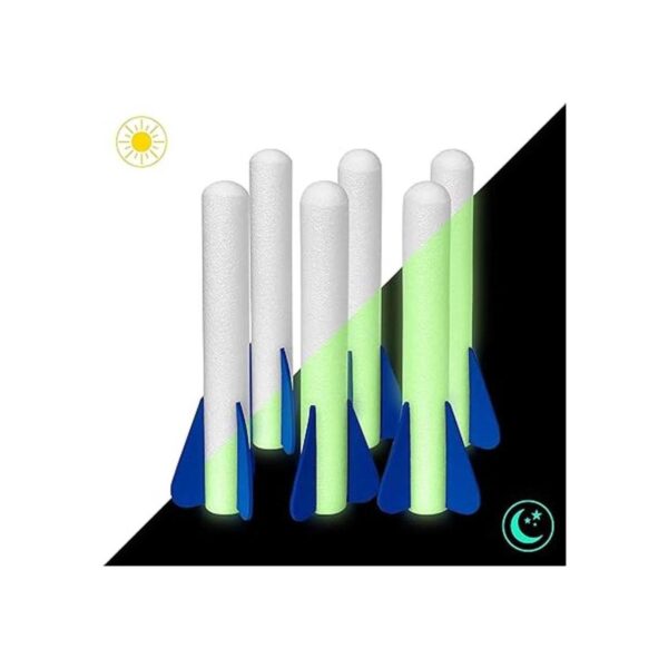Recambios de cohetes de espuma suave que brillan en la_3