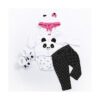 Reborn Baby Girl Dolls Clothes 18 inch Panda Outfits_2