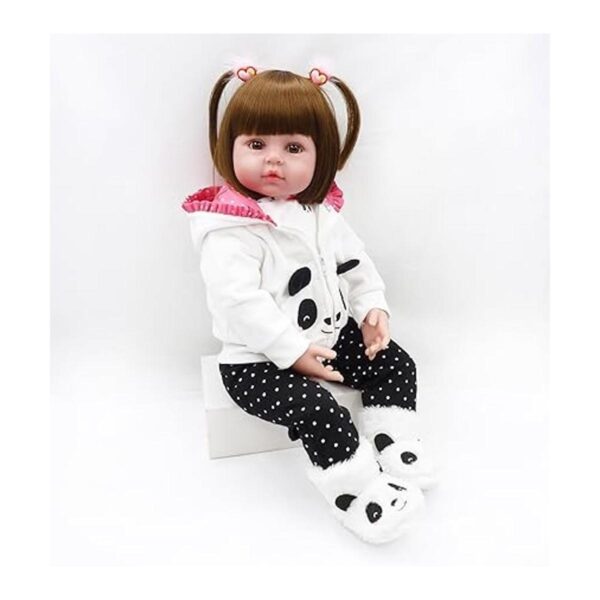 Reborn Baby Girl Dolls Clothes 18 inch Panda Outfits_3
