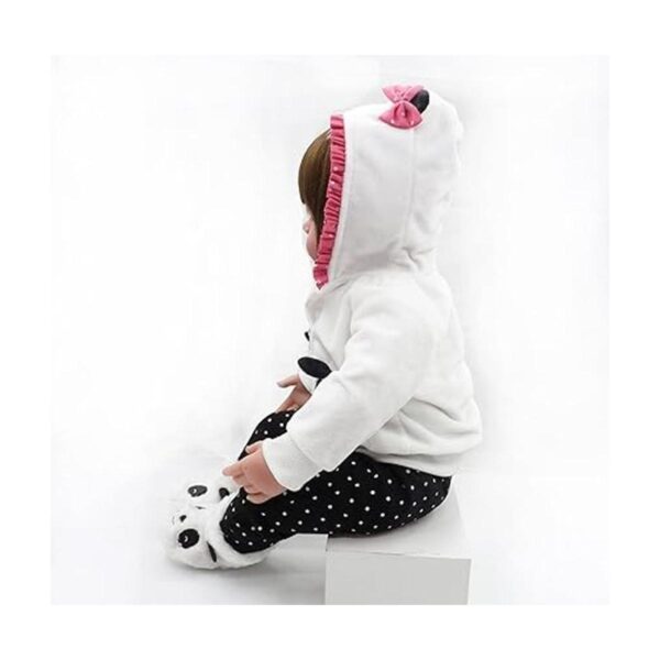 Reborn Baby Girl Dolls Clothes 18 inch Panda Outfits_4