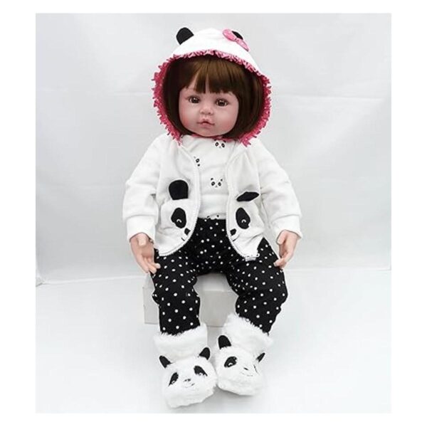 Reborn Baby Girl Dolls Clothes 18 inch Panda Outfits_5