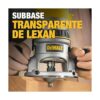 Rebajadora de base fija de 1 34 DEWALT DW616_4