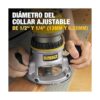 Rebajadora de base fija de 1 34 DEWALT DW616_3
