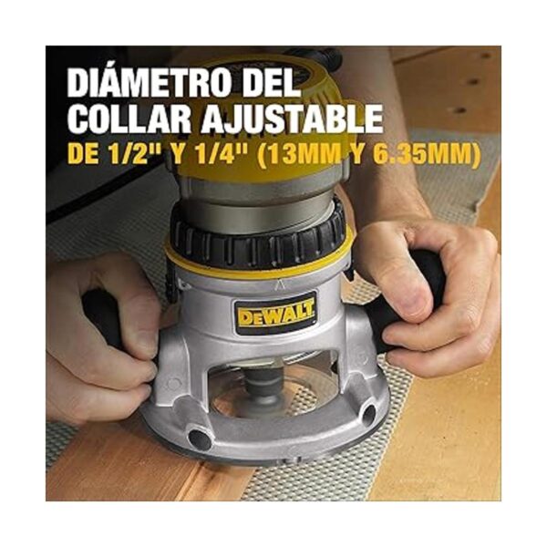 Rebajadora de base fija de 1 34 DEWALT DW616_3